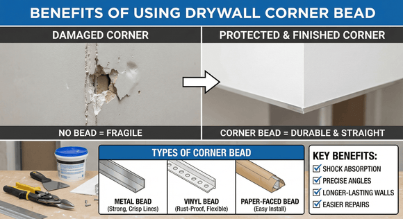 Benefits of Using Drywall Corner Bead