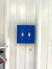 Aluminum Double Toggle Light Switch Cover